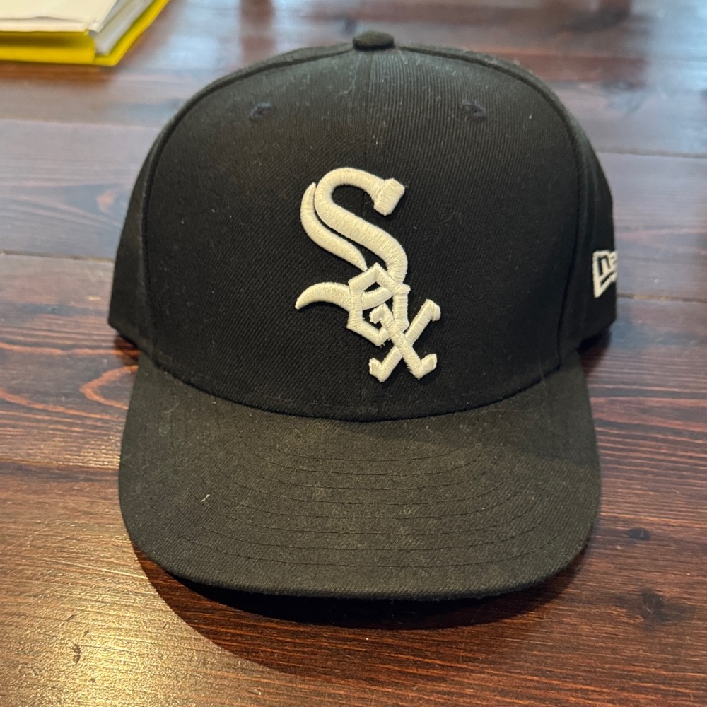 New Era Black and White Cap